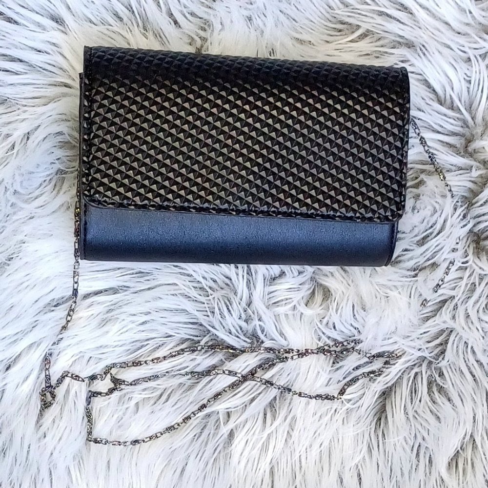 New Neiman Marcus Black Evening Shoulder Bag